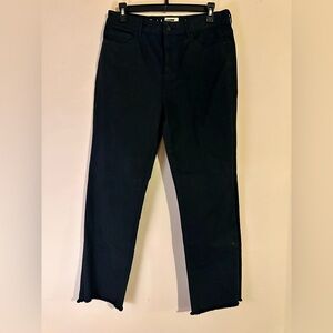 Kate Spade Black Raw Hem Pants